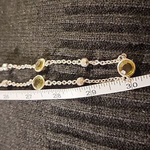 VTG Alfani Macy's Brand 60" Station Chain Necklace
